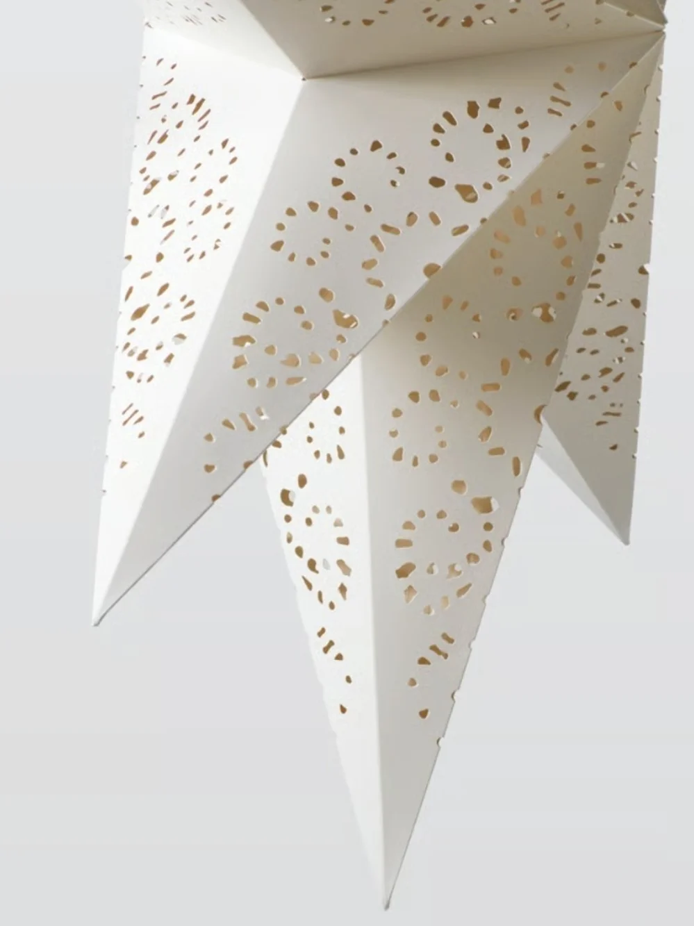 NIB Paper Star Shade Pendant Light - Christmas Decor Holiday Decorative Star 35